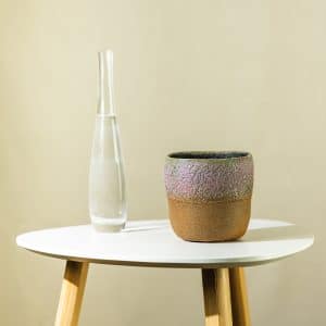 Ukrasna tegla za biljku – 10cm – keramička tegla za sobne biljke | Hortiqa