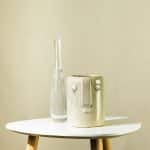 Ukrasna tegla žuta – 10cm – keramička tegla za sobne biljke | Hortiqa